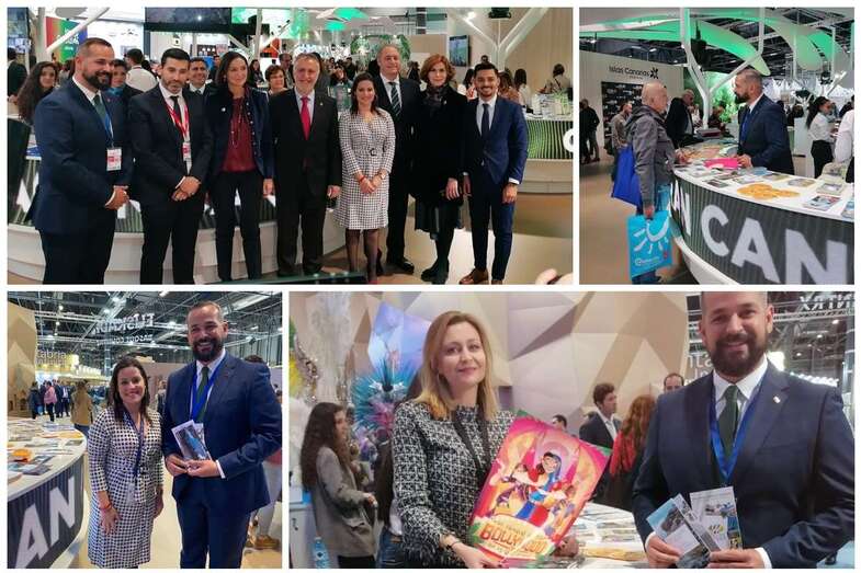 El concejal Jonay López, este miércoles en FITUR 2020 (Foto TA)